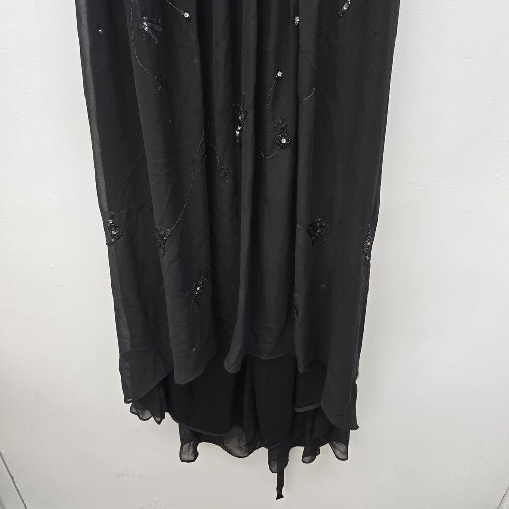 Scarlett Nite Women's Size 10 Black Beaded Dress (A35) - Picture 2 of 11